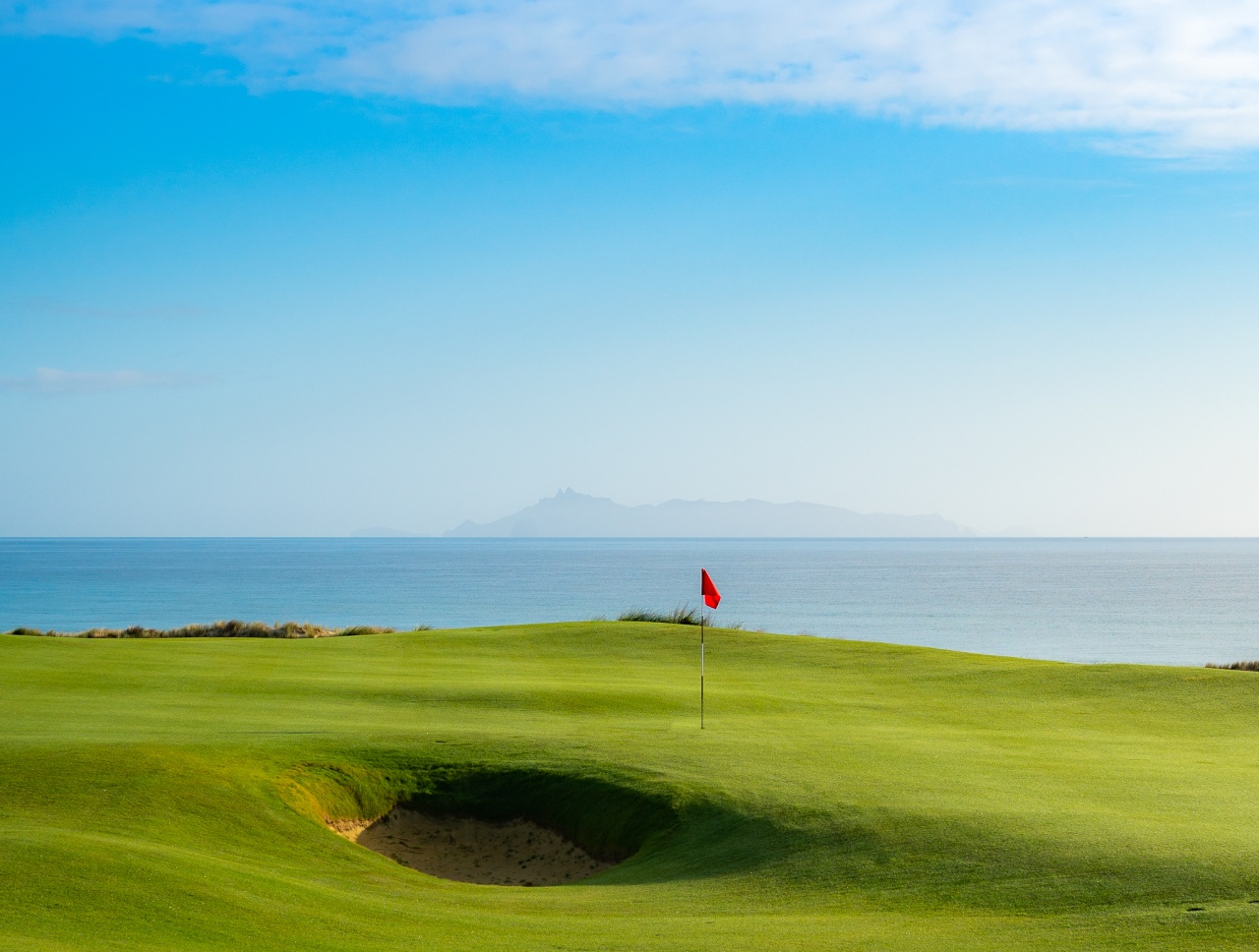 One of the holes at Te Arai Links