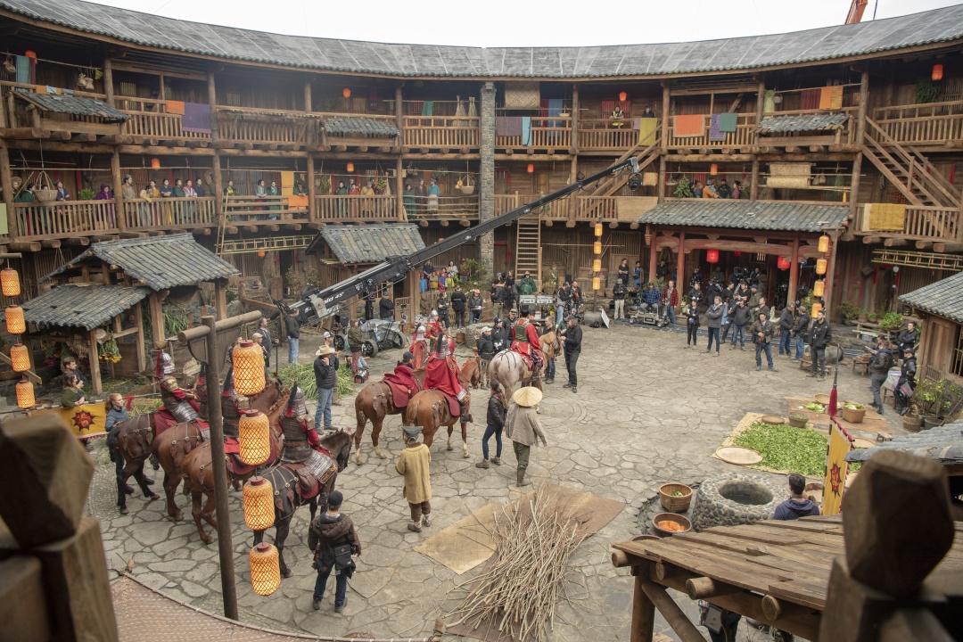 Filming Mulan at KFS Studios